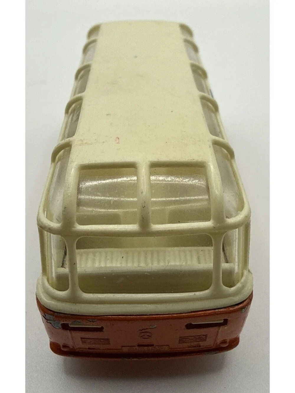 LESNEY MATCHBOX MERCEDES COACH BUS NO. 68 ORANGE / WHITE